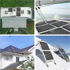Custom Size Mini Monocrystalline Solar Panel 30W 50W 100W 120W 150W Small Solar Panel