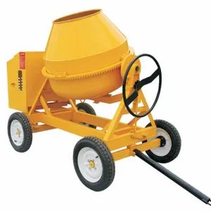 gasoline large capacity mini concrete mixer with lift commercial concrete mixer