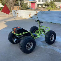 Nuevo Go Kart Eléctrico de 1000W 48V 20Ah con Llantas de 8/10 Pulgadas para Niños y Adultos, con Frenos de Disco, Transmisión por Eje, Alcance de 40 km y Capacidad de Carga de 200 kg