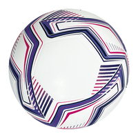 Ballon de football en caoutchouc taille 5 standard, durable, résistant à l'usure, gonflable, pour l'entraînement des clubs et l'entraînement au football