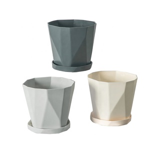 Creative succulente vasi <span class=keywords><strong>da</strong></span> <span class=keywords><strong>fiori</strong></span> piante in plastica vasi decorativi per vivaio <span class=keywords><strong>con</strong></span> vassoio <span class=keywords><strong>da</strong></span> soggiorno piante <span class=keywords><strong>da</strong></span> <span class=keywords><strong>balcone</strong></span> vaso Bonsai