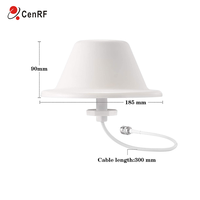 Antenne 4G omnidirectionnelle de plafond intérieure DAS avec protection IP67, connecteur N-Femelle, puissance maximale de 50W pour la communication