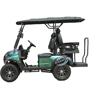 Voiturette de golf électrique 4-6 places à moteur 3000W, véhicule utilitaire pour navette de parc et sites touristiques, directement de l'usine - Product Image 1