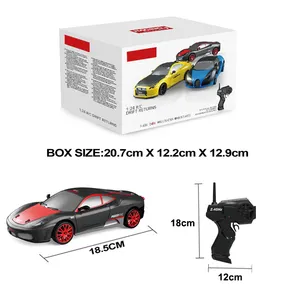 2.4G Mini Drift Rc Car 4WD Toy 1/24 Remote Control High Speed 15KM/H Vehicle Drift Hobby RC Car For Children Gifts
