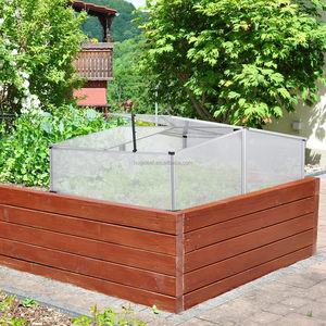 Diseño Inclinable, Marco de Aluminio Moderno, Resistente a los Rayos UV, Transparente, 4 Tapas Ajustables, Fácil de Montar, para Uso en el Patio Trasero - Product Image 6