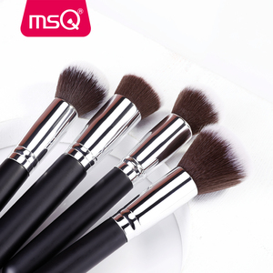 Juego de brochas de maquillaje negras de pelo sintético de 15 uds, brochas de maquillaje de etiqueta privada, brochas de maquillaje al por mayor - Product Image 4