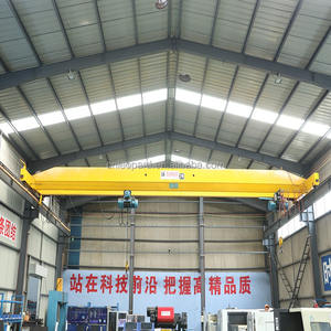 Jembatan girder tunggal 5 derek-32 Ton kontrol PLC gir Motor kerekan listrik kapasitas tinggi untuk penggunaan bengkel pabrik - Product Image 5