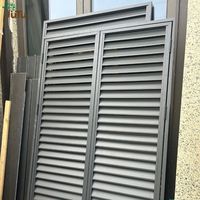 Volet extérieur fixe en aluminium, pare-soleil, étanche, ventilé, grille de façade pour villa moderne et hôtel