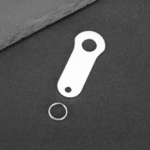 Yunnique – plaque de montage en acier inoxydable, noir et argent, pour support de téléphone pour moto et scooter, design géométrique PJ003 - Product Image 4
