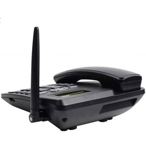 โทรศัพท์ไร้สายแบบติดตั้งถาวรพร้อมซิม ETS-6588 GSM รองรับซิมคู่ พร้อมฟังก์ชั่น SMS - Product Image 2