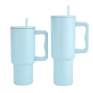 Gobelet de voyage isotherme H4.0 avec poignée, 40 oz, couvercle, paille, antidérapant, OEM ODM, couleur personnalisée - Product Image 1