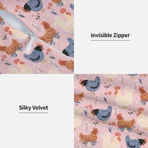 Mignon Animal Floral 18x18 Pouces Carré Oreiller Couvre Ensemble Décoratif Salon Chambre Canapé Coussin Cas Maison Coussin Décor - Product Image 1