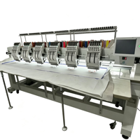 Machine à broder informatisée plate fiable pour fibres de chenille, fils et tissus non tissés, zone de travail 360x510mm, résultats impeccables