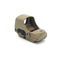 Lunette de visée compacte à point rouge HD avec lentille multicouche, étanche, antichoc, optique tactique de chasse