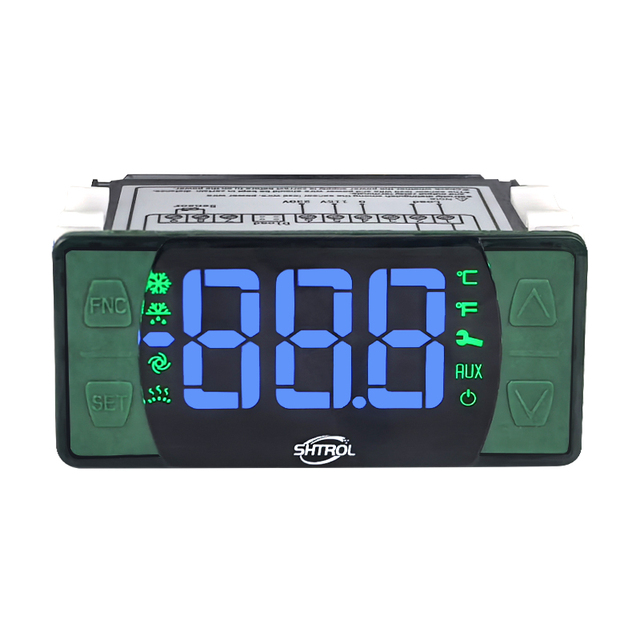 SH-512E 30A Compressor Refrigerator Heating Control 115-230vac Defrost Fan Temperature Controller with 2m Ntc Sensor