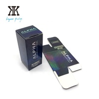 Etiquetas adhesivas con logotipo personalizado, caja de papel de embalaje de botella de vial de 10ml