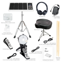 HXM HDP-2 Multipad Include Metal Stand Bundle 8 Pads Professional Octapad Percussion Instrument