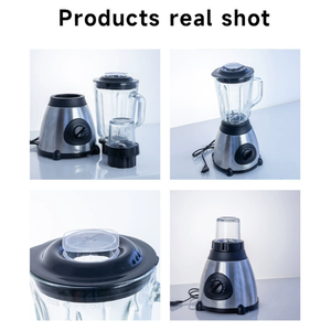 Licuadora Profesional de 1.5L de Vidrio y Acero Inoxidable, 5 Velocidades Variables, con Triturador de Hielo y Picador, Diseño Moderno, para Uso Doméstico - Product Image 4