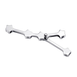 Eterno metallo ASTM F-136 titanio 12 oroscopi romantici Taurus cancro scorpione internamente filettato Labret Piercing gioielli - Product Image 4