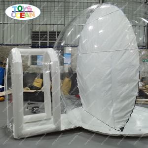 인간적인 크기 부는 눈을 가진 팽창식 눈 지구 사진 부스 - Product Image 4