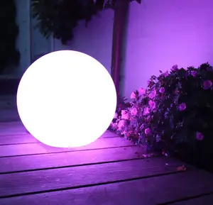 Trong nhà/ngoài trời không thấm nước có thể sạc lại LED Glowing bóng ánh sáng Orb Globe đèn