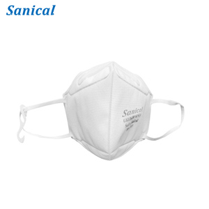 หน้ากากอนามัย Sanical KN95 แบบใช้แล้วทิ้ง ได้รับการรับรองมาตรฐาน EN149 ผ้าไม่ถัก 4 ชั้น สวมใส่สบาย ระบายอากาศได้ดี สายคล้องหูแบบยืดหยุ่น ปรับได้ - Product Image 2