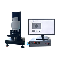 Durómetro de microdureza Vickers con cabezal de prueba de descenso automático y control por PC, máquina de prueba HK HV con torreta automática