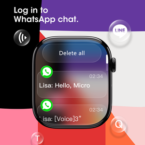 Montre connectée unisexe S11 avec écran tactile TFT, prend en charge les appels et les notifications WhatsApp pour les téléphones iOS/Android, paiement sécurisé prêt à l'emploi - Product Image 3