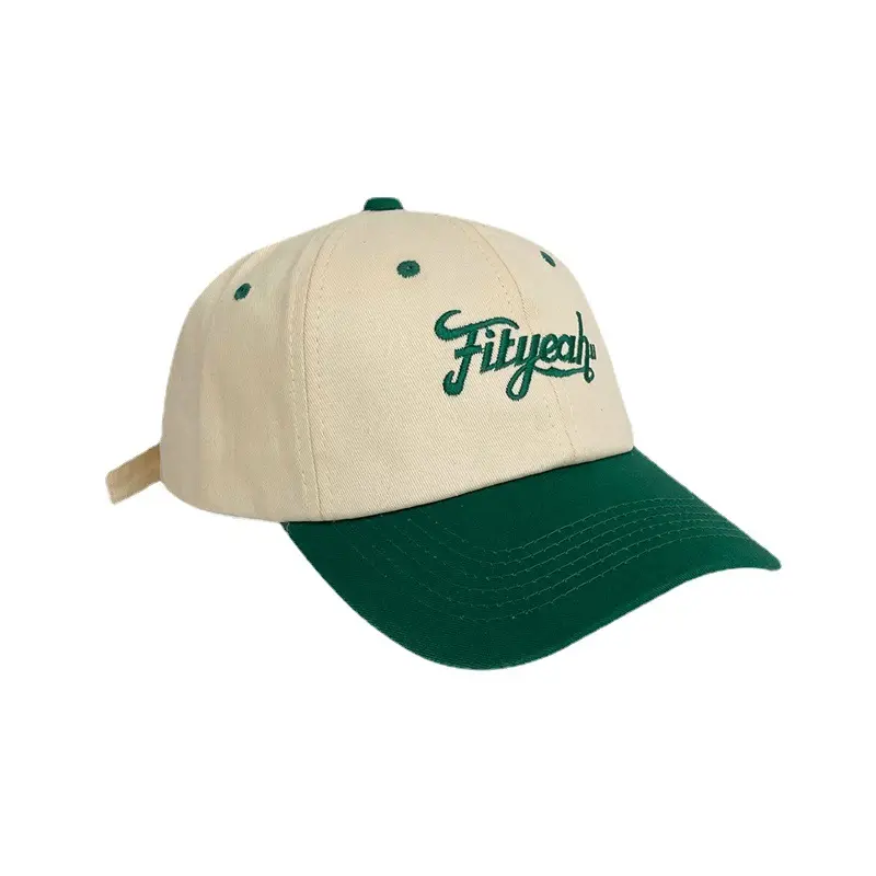 Summer Leisure Wholesale high quality custom 6 panel baseball hat fashionable letter hat
