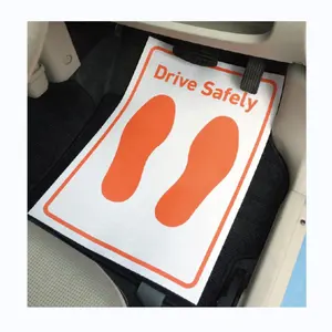 Hot Style Supplier Car Accessories Custom Car Floor Mats White Footprint Paper Floor Mats Car Dealers Service Centers