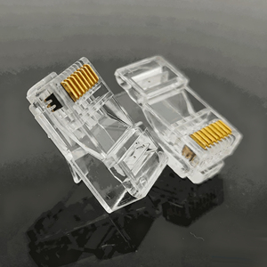 GLGW Connecteur RJ45 Cat6 non blindé/blindé, options 8 ports 8 cœurs, fabrication de précision en alliage de cuivre pour un réseau haute vitesse stable - Product Image 2