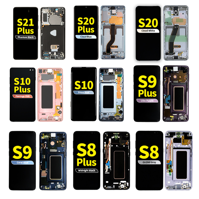 Mobile Accessories Lcds Display for samsung galaxy S10 S8 Plus Note 9 Lcd Screen Replacement Parts Oled