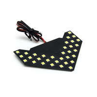 Feu de signalisation latéral de rétroviseur de voiture, clignotant LED rouge et jaune, lampe stroboscopique, feux de positionnement intérieurs pour automobile