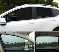Rideaux de voiture pour vitres latérales - 7 pièces, pare-soleil épais pour la confidentialité, protections magnétiques pour vitres de voiture avec sensation de fraîcheur pour Toyota