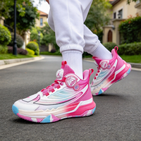 Chaussures de sport pour hommes personnalisées, style basket-ball, décontractées, résistantes, antidérapantes, avec bouton rotatif en caoutchouc