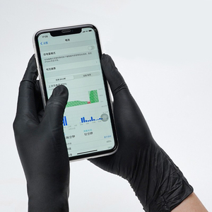 Gants industriels noirs d'examen jetables 3Q Gants médicaux chirurgicaux en <span class=keywords><strong>nitrile</strong></span> de 12 pouces à usage unique de haute qualité - Product Image 4