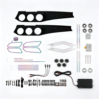 Kit d'éclairage ambiant en cristal 64 couleurs Glefon pour Mercedes-Benz CLA /GLA /W176/ W117 /W118 /W156 /W246, lampe d'ambiance intérieure