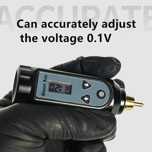 Fuente de Alimentación Inalámbrica para Tatuajes Ghostaxe, Pantalla LCD, Batería de Gran Capacidad para Máquina de Tatuar, Interfaz RCA/DC, Suministros Profesionales para Tatuajes - Product Image 3