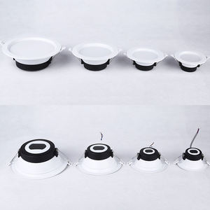 Mini spot LED 7W, non étanche, noir, encastré extérieur, vintage, sans cadre, spot fin, éclairage LED, spots - Product Image 2