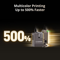 Nuova Stampante 3D Flashforge Creator 5 Pro con 4 Testine Multicolore e Struttura Chiusa |   Stampante 3D 500% Più Veloce, Senza Sprechi di Rifiuti