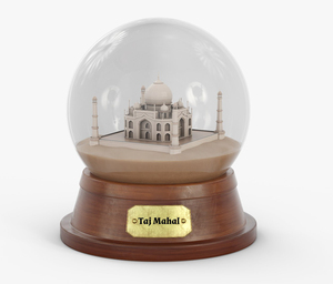 Globo di Vetro Souvenir del <span class=keywords><strong>Taj</strong></span> <span class=keywords><strong>Mahal</strong></span>, Globo di Neve Souvenir di Città, Globo d'Acqua - Product Image 2