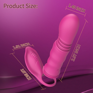 Consoladores de empuje desmontables <span class=keywords><strong>2</strong></span> en 1 para mujer, vibrador de anillo para pene, Juguetes sexuales para hombres, adultos, clítoris, parejas, masturbadores femeninos % - Product Image 4