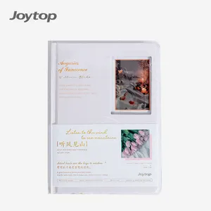 Joytop 2122 Wholesale Hear The Wind Sees The Mountain A5 Crystal Cover Hollow Out Monthly Planner Hardcover Journal Notebook