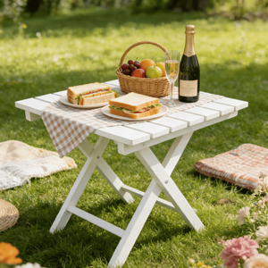 <span class=keywords><strong>Tavolino</strong></span> Pieghevole Premium di Tendenza in Legno di Abete, Ideale per Vacanze al <span class=keywords><strong>Mare</strong></span>, Tavolo per il Tempo Libero, Feste in Riva al <span class=keywords><strong>Mare</strong></span>, Tavolo Portatile - Product Image 3