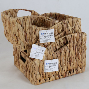 <span class=keywords><strong>Wicker</strong></span> giỏ Snack tổ chức cho văn phòng, giỏ <span class=keywords><strong>wicker</strong></span> nhỏ có tay cầm, (3 Giỏ trung bình) - Product Image 6