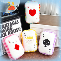 Jouets en peluche, poupées en peluche douces et adorables, thème poker, vente en gros, respectueux de la peau, nouveau design pour machine à grue