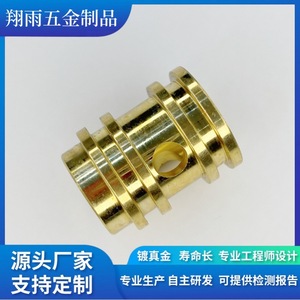 Custom <b>Copper</b> Internal Hexagon <b>Screws</b> And Plugs 20mm Max Diameter Turning Machining Finishing Accuracy For Generic Fitting - Product Image 2