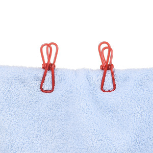 Pinces à linge en plastique robustes et résistantes au vent pour sécher les vêtements et les chaussettes, forme rectangulaire, usage domestique durable - Product Image 1