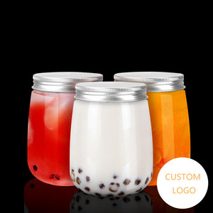Bouteille de boissons vides en plastique transparent 400ml 500ml, sans BPA, bouteille d'emballage de jus, de thé, au lait, de célébrités du Web - Product Image 3