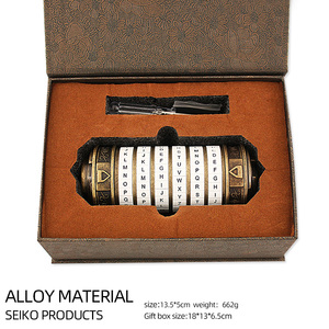 Caja de metal para artesanías, regalo de Navidad, combinación de Código <span class=keywords><strong>DA</strong></span> <span class=keywords><strong>Vinci</strong></span> - Product Image 5